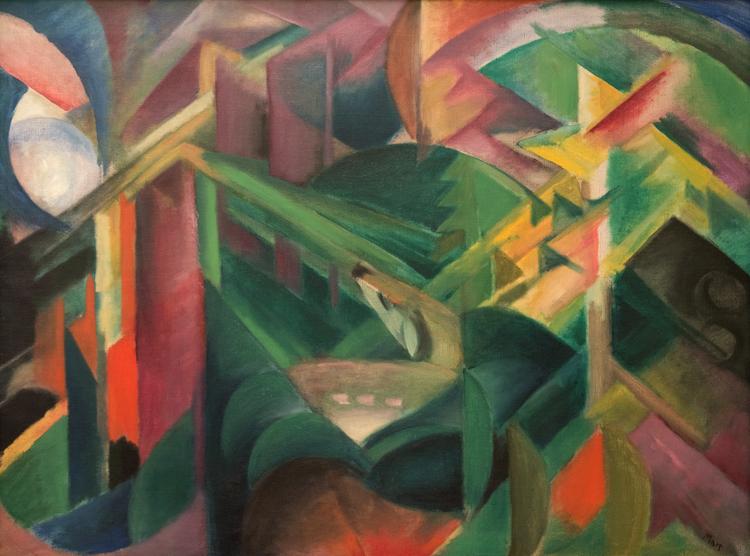 Franz Marc Deer in a Monastery Garden (mk34)